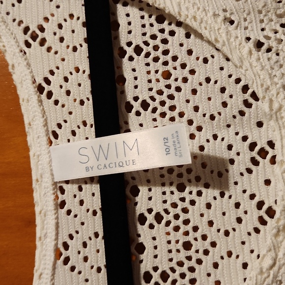 🔥5 for $5 Cacique Swim Coverup Size Medium 8/10 - Picture 3 of 5